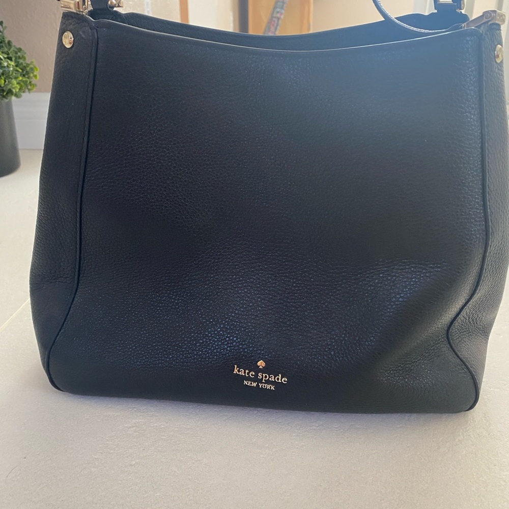 Kate Spade Black Leather Shoulder Bag